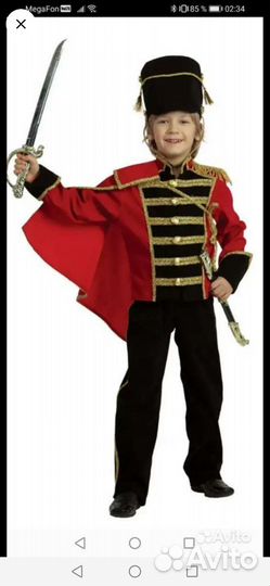 Костюм гусар на мальчика 122