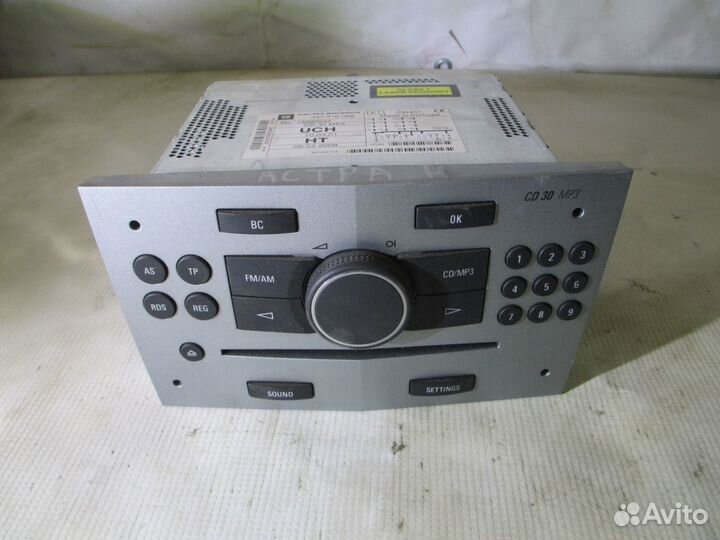 Опель Астра H - Магнитола