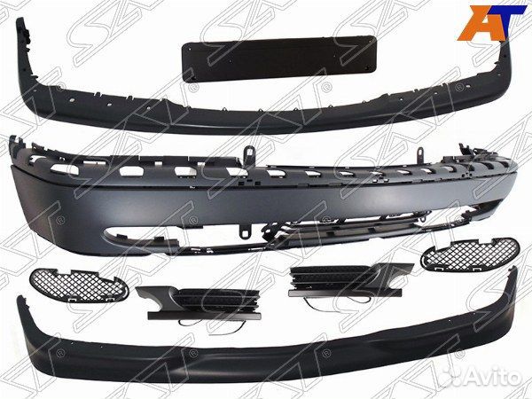 Бампер передний mercedes C-class, mercedes C-class