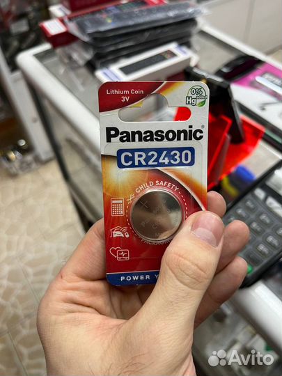 Батарейка Panasonic CR2430 (3В) BL-1