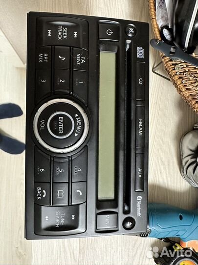 Штатная магнитола nissan qashqai j10 с рамкой