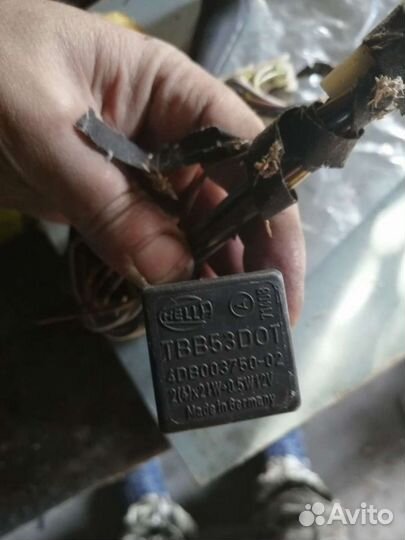 Рычаг поворотников е30 в сборе с проводкой и реле