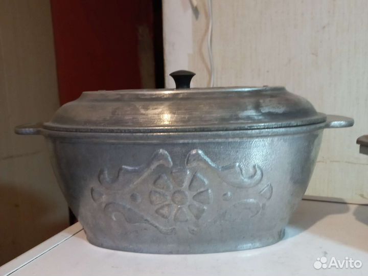 Алюминиевая утятница СССР