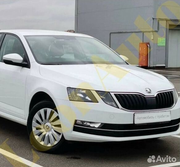 Ноускат фары капот Skoda Octavia A7 2013-2020