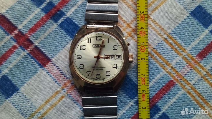 Часы Слава 27 камней автоподзавод AU позолота СССР