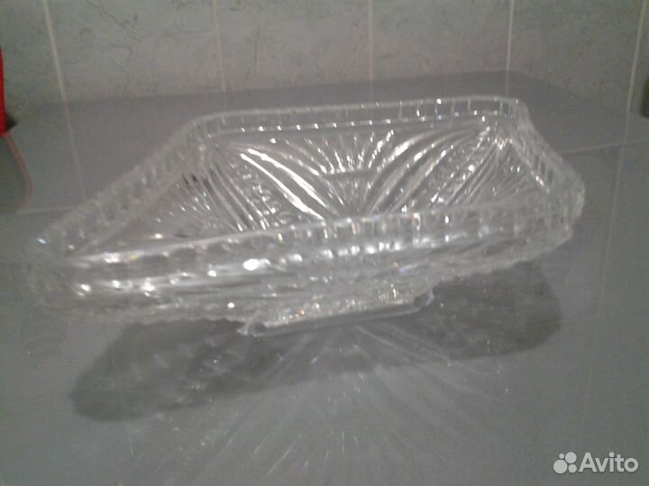 Хрустальная ваза-Ромбик