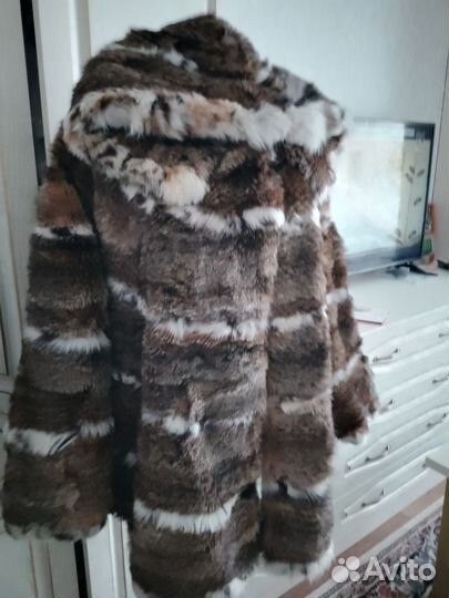 Шуба из меха рыси