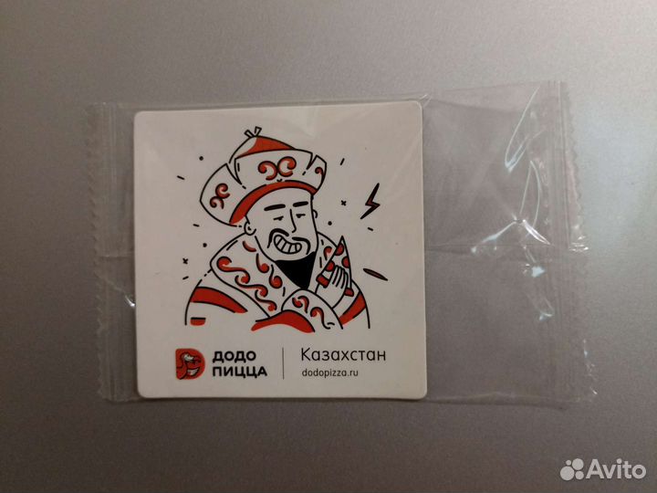 Набор коллекционный Магнит и Наклейки Додо пицца