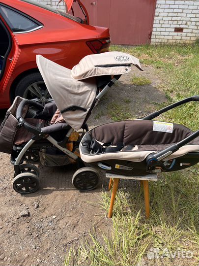 Коляска прогулочная с автокреслом