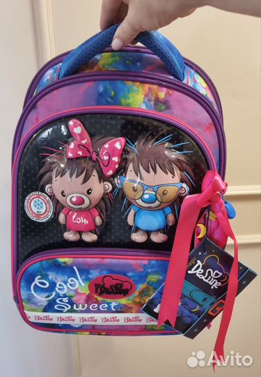 Ранец DeLune(ранец, пенал, мешок для обуви, мишка)