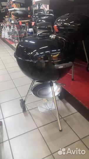 Гриль угольный Weber Classic Kettle, 57 см, черный