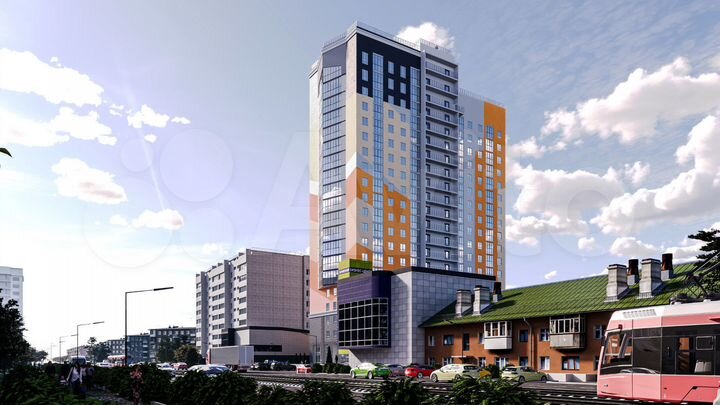 3-к. квартира, 69,8 м², 5/20 эт.