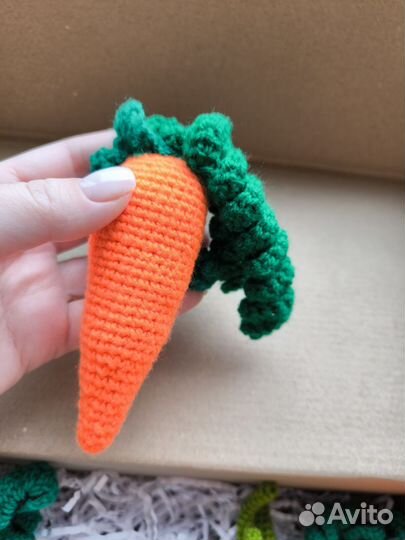 Игрушки ручной работы Овощное лукошко