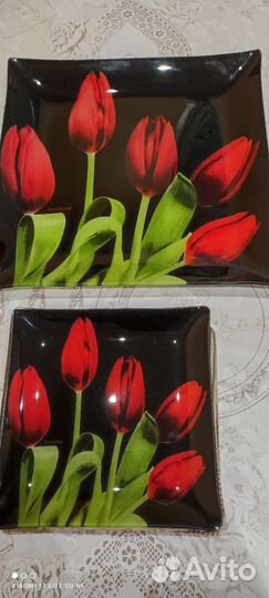 Набор тарелок новые 7предметов