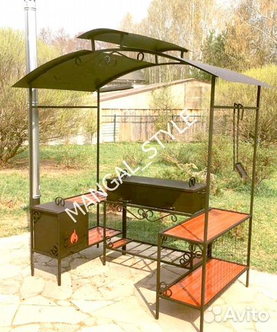 Мангальная зона лофт