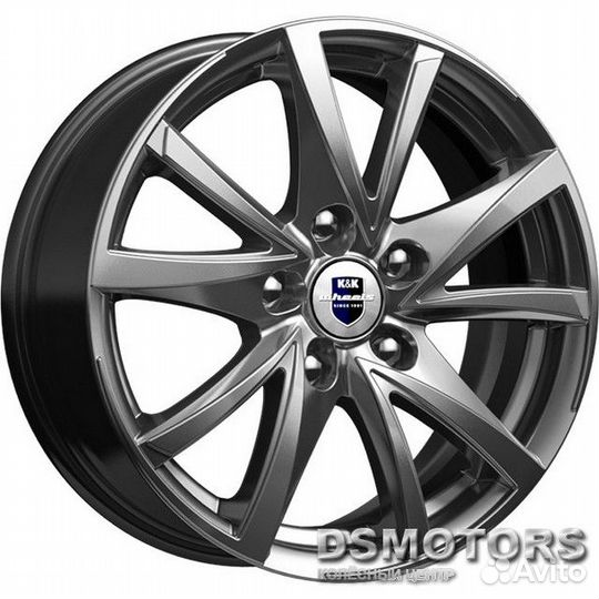 Диски Игуана 6.5/16 5x114.3 ET45 d67.1 дарк платин