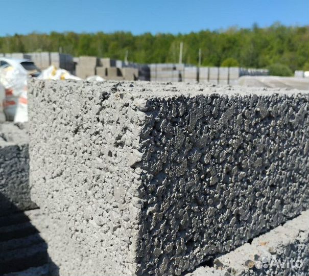 Керамзитный блок 6х щелевой от 37050 шт