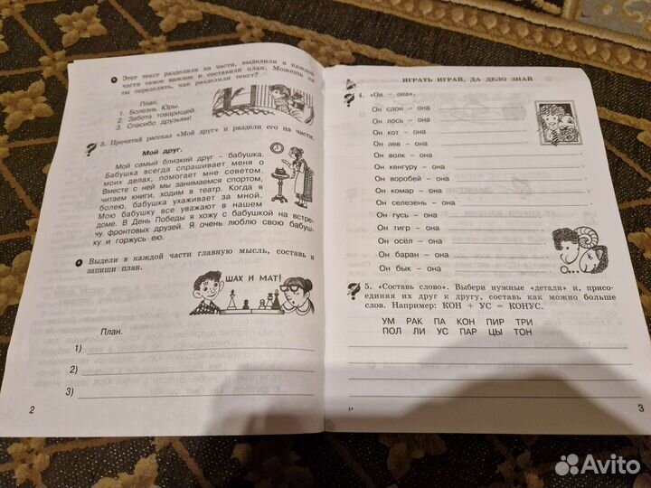 Рабочая тетрадь Школа развития речи Т.Н.Соколова