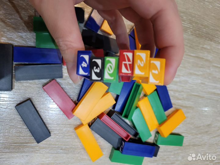 Игра Падающая башня, 45 фишек