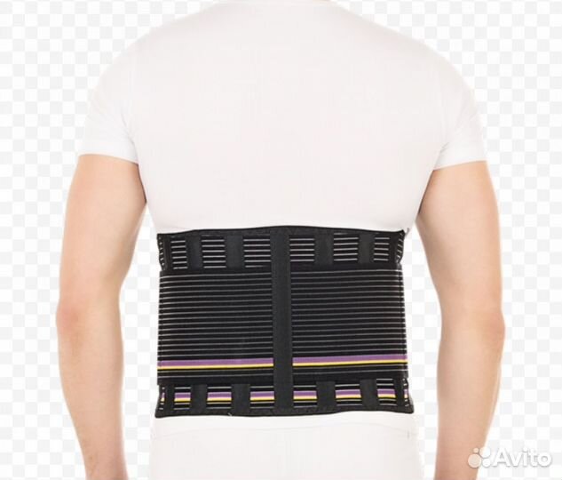 Бандаж поясничный с ребрами жесткости