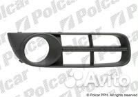 Решетка в бампере правый перед для skoda fabia (5J