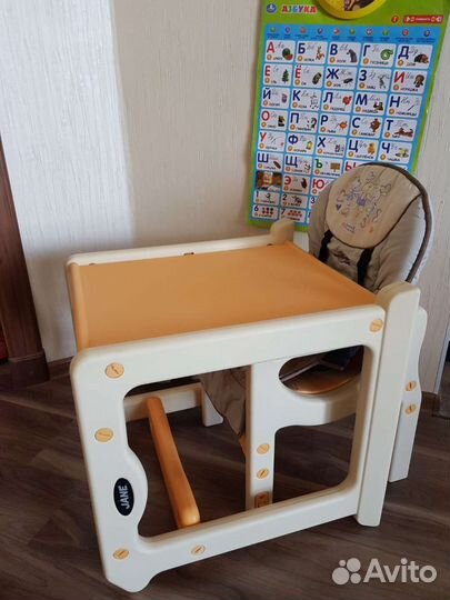 Трансформер Стульчик для кормлен/парта jane activa