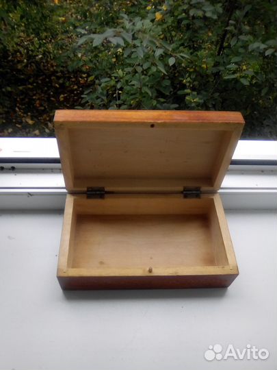 Шкатулка деревянная резная СССР