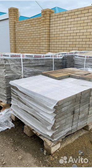 Тротуарная плитка, брусчатка, доставка от 120 м2