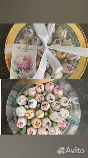 Сладкие букеты из зефира