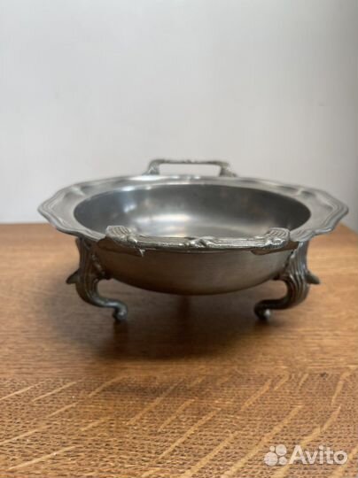 Вазочка оловянная