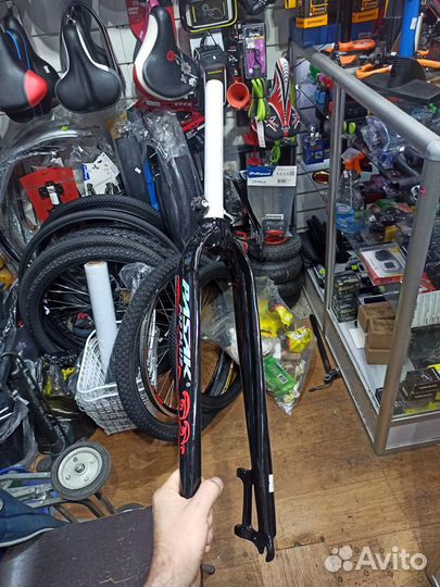 Вилка жёсткая алюминевая до 29 дюймов