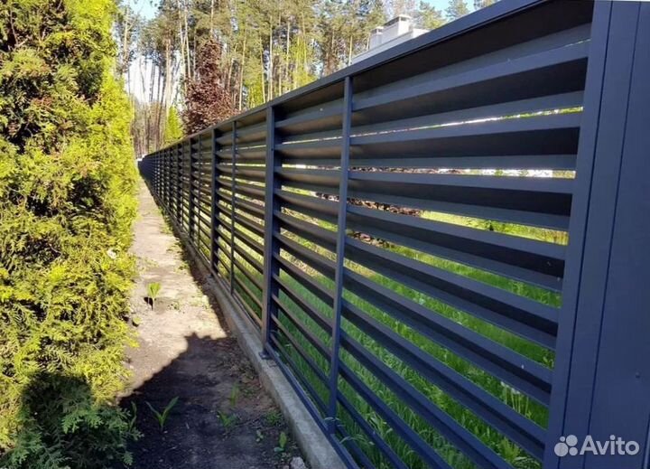 Забор жалюзи