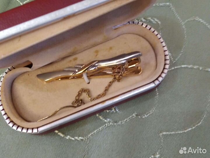 Запонки и зажим для галстука винтажные