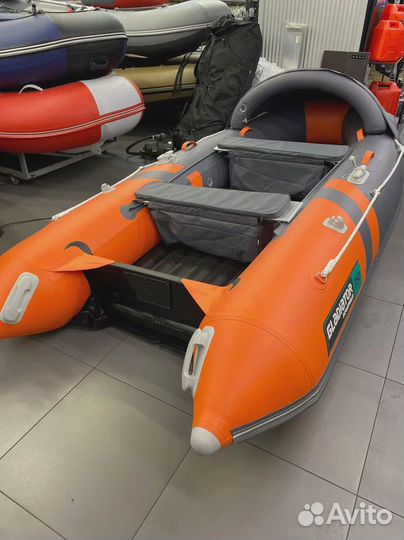 Лодка надувная пвх Gladiator E 350PRO Оранжевая