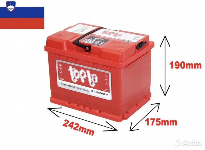 Аккумулятор Топла 60 2023