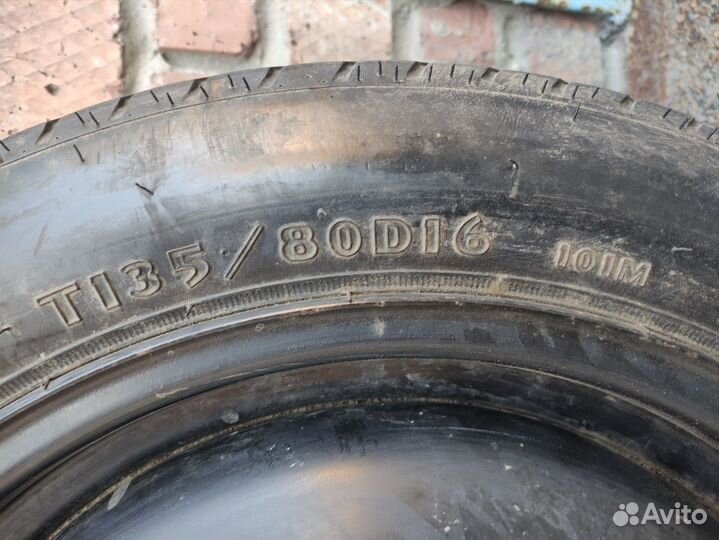 Запасное колесо (докатка) 135/80R16 с ц/о 71.6мм