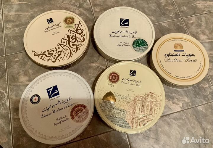 Коробки жестяные