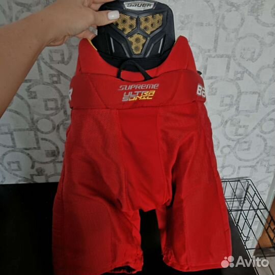 Хоккейные шорты Bauer supreme ultrasonic и защита