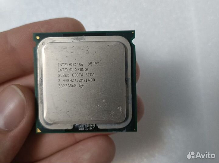 Коллекционный процессор 775 xeon x5492