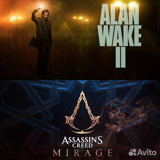 Assassins creed mirage, Alan Wake 2, PS4/5