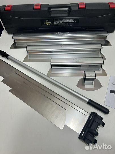 Набор шпателей в кейсе для шпаклевки 4в1