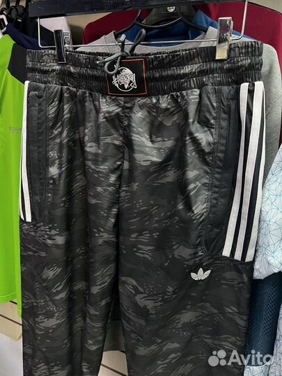 Модные штаны расцветки хаки от Adidas Оригинал