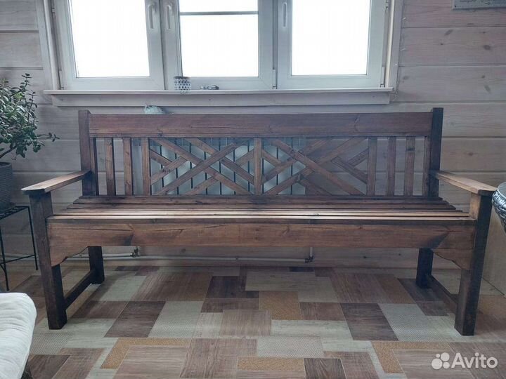 Лавка деревянная