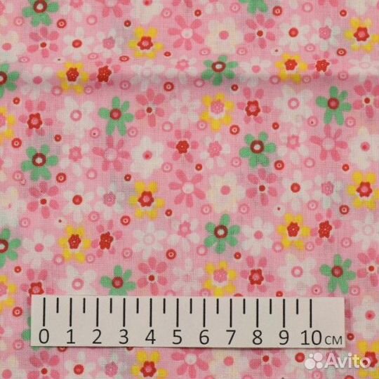 Ткань для пэчворка Floral Stripe Dot Plaid Gird-7