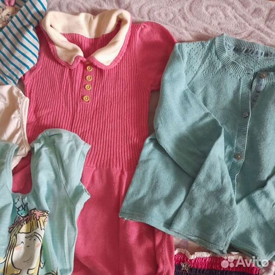 Вещи на девочку 110-116, пакетом