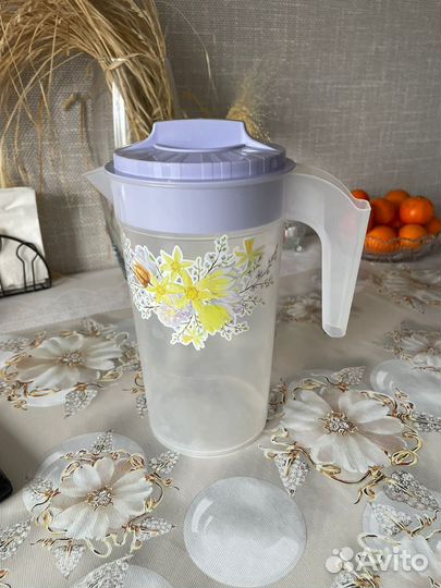 Кувшин графин пластик стекло