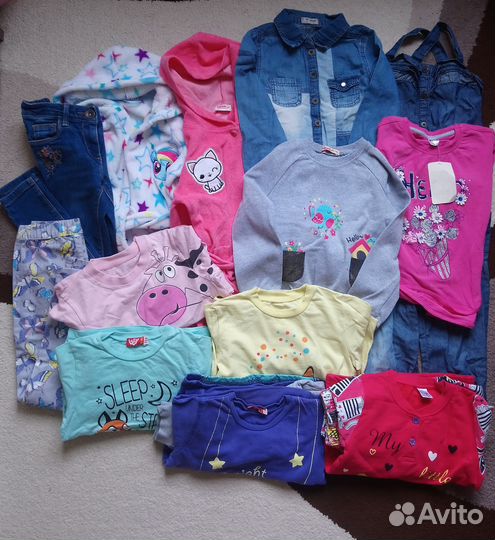 Пакет одежды на девочку 5-6 лет