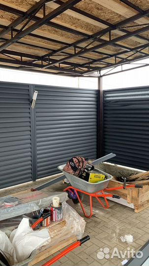 Забор жалюзи