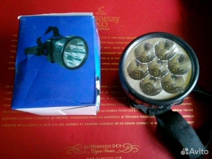 Фонарь налобный новый