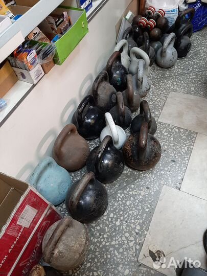 Гантели 16 и 24 кг отпр авито доставкой